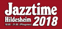 Jazztime logo 2018 weiss auf rot